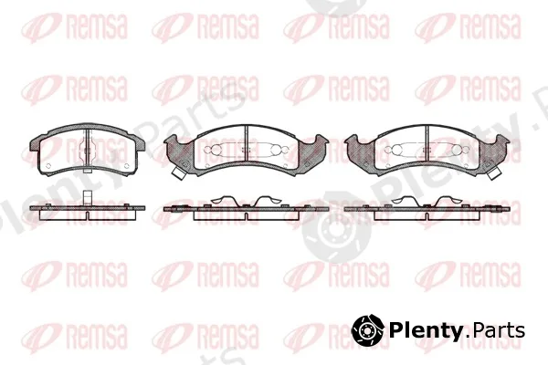Remsa 0569.00 — Brake Pad Set, disc brake