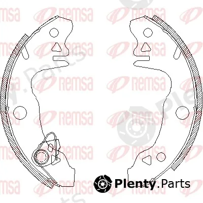 Remsa 4044.00 — Brake Shoe