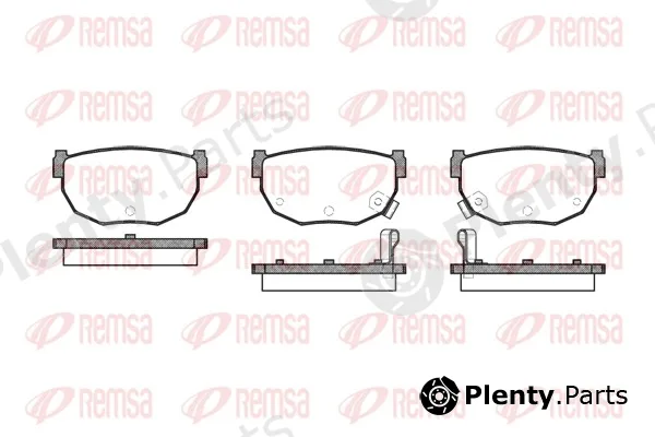 Remsa 0151.12 — Brake Pad Set, disc brake