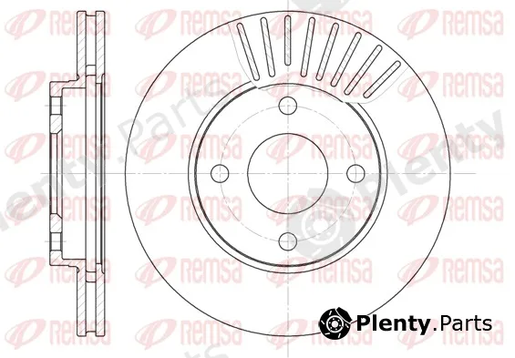 Remsa 6575.10 — Brake Disc