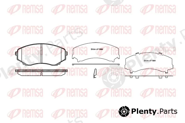 Remsa 0397.22 — Brake Pad Set, disc brake
