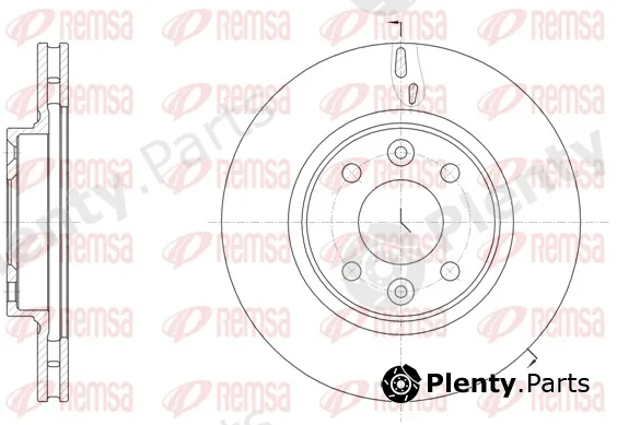 Remsa 61535.10 — Brake Disc