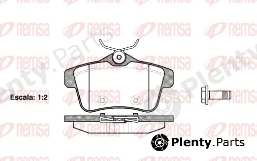 Remsa 1418.00 — Brake Pad Set, disc brake