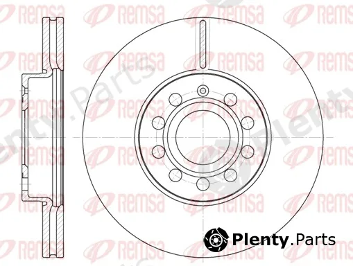 Remsa 6648.10 — Brake Disc
