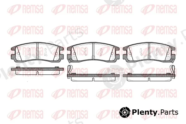Remsa 0566.22 — Brake Pad Set, disc brake