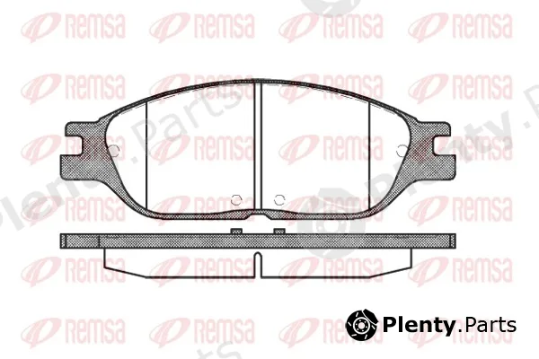 Remsa 0738.00 — Brake Pad Set, disc brake