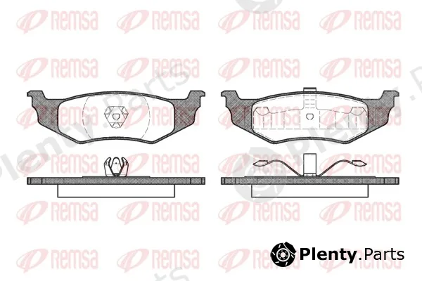 Remsa 0482.30 — Brake Pad Set, disc brake