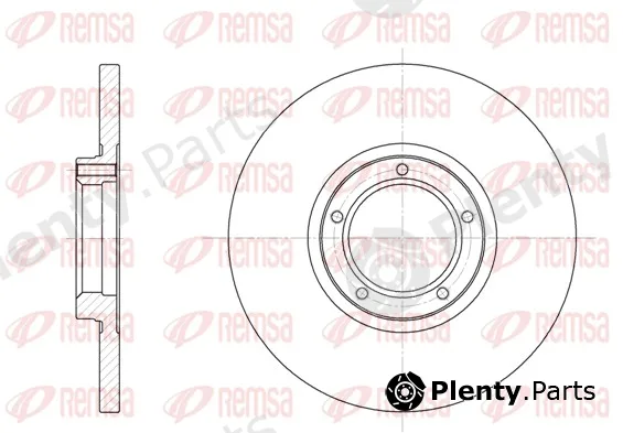 Remsa 6163.00 — Brake Disc