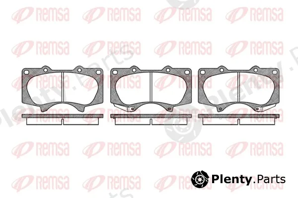 Remsa 0988.00 — Brake Pad Set, disc brake