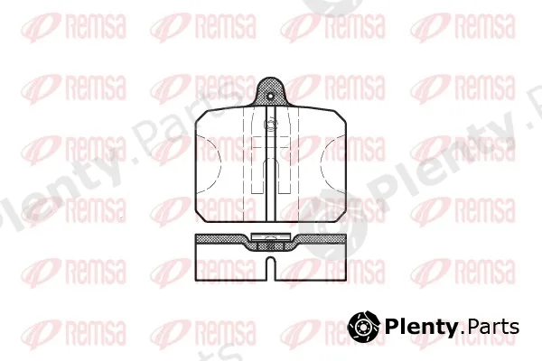 Remsa 0118.10 — Brake Pad Set, disc brake