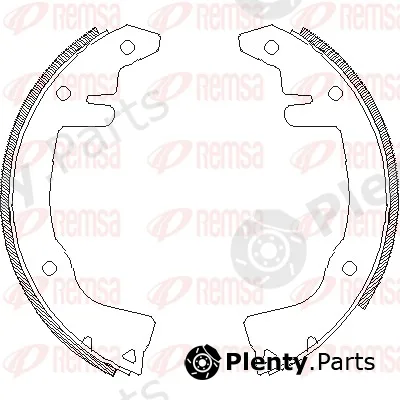 Remsa 4281.00 — Brake Shoe