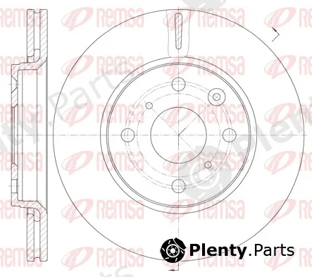 Remsa 61003.10 — Brake Disc