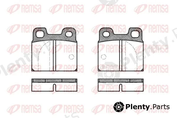 Remsa 0005.00 — Brake Pad Set, disc brake