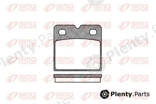 Remsa 1067.00 — Brake Pad Set, disc brake