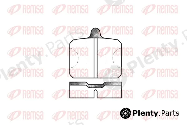 Remsa 0118.00 — Brake Pad Set, disc brake