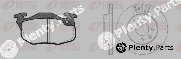 Remsa 8192.02 — Brake Kit, disc brake Twin Kit