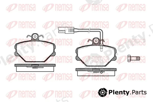 Remsa 0264.12 — Brake Pad Set, disc brake