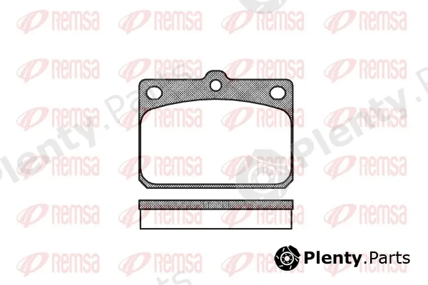 Remsa 0079.00 — Brake Pad Set, disc brake
