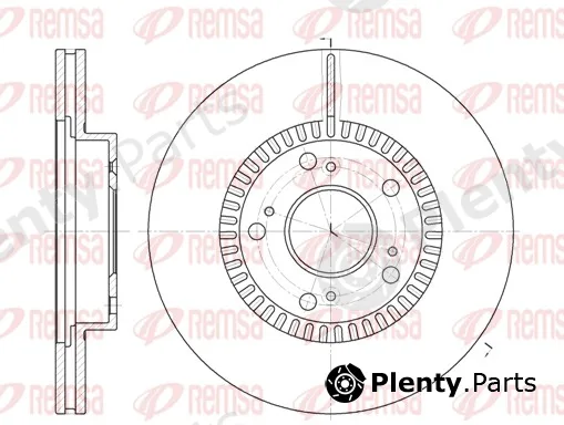 Remsa 6962.10 — Brake Disc
