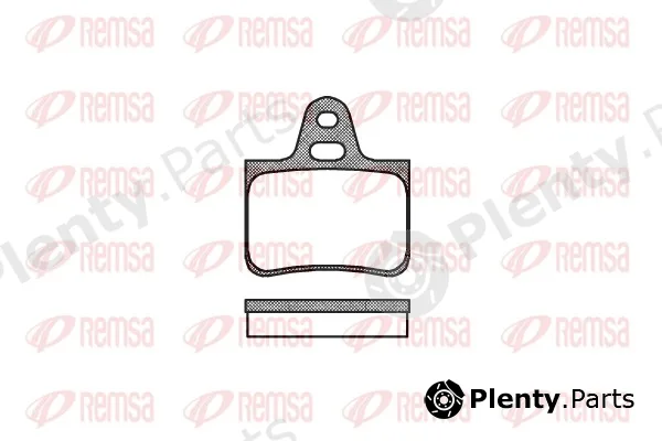 Remsa 0076.00 — Brake Pad Set, disc brake