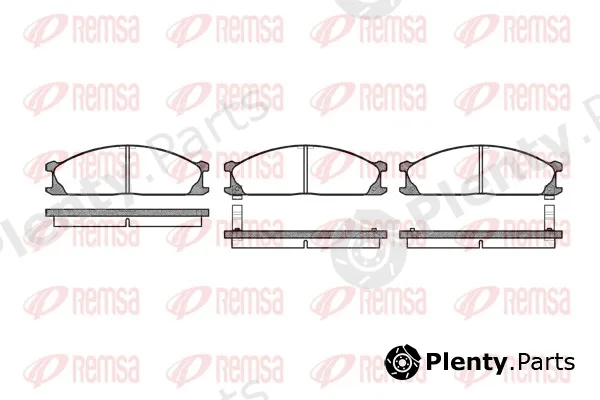 Remsa 0236.02 — Brake Pad Set, disc brake