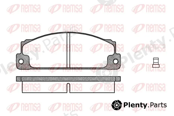 Remsa 0022.02 — Brake Pad Set, disc brake