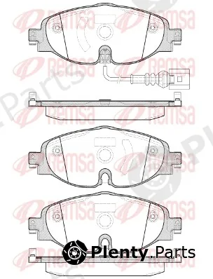 Remsa 1515.01 — Brake Pad Set, disc brake