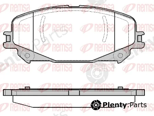 Remsa 1318.30 — Brake Pad Set, disc brake