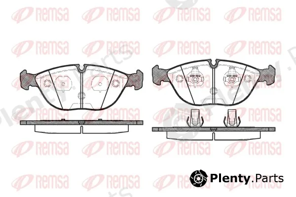 Remsa 0597.00 — Brake Pad Set, disc brake