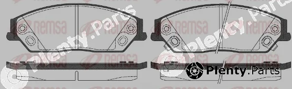 Remsa 1467.02 — Brake Pad Set, disc brake