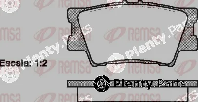 Remsa 1231.00 — Brake Pad Set, disc brake