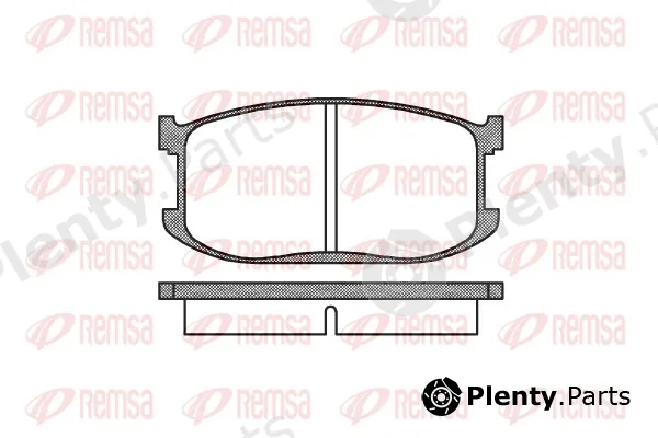 Remsa 0126.00 — Brake Pad Set, disc brake