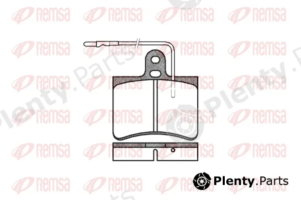 Remsa 0033.14 — Brake Pad Set, disc brake