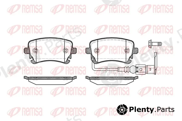 Remsa 0897.11 — Brake Pad Set, disc brake
