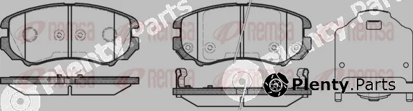 Remsa 0953.12 — Brake Pad Set, disc brake