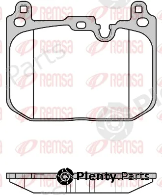 Remsa 1680.00 — Brake Pad Set, disc brake
