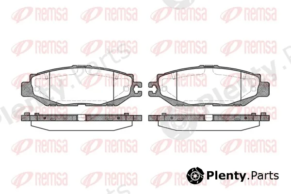 Remsa 0457.00 — Brake Pad Set, disc brake
