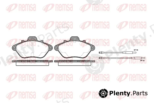Remsa 0310.04 — Brake Pad Set, disc brake