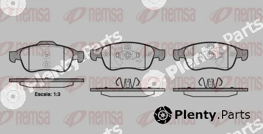 Remsa 1248.10 — Brake Pad Set, disc brake