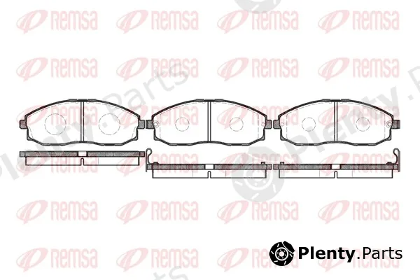 Remsa 0703.02 — Brake Pad Set, disc brake