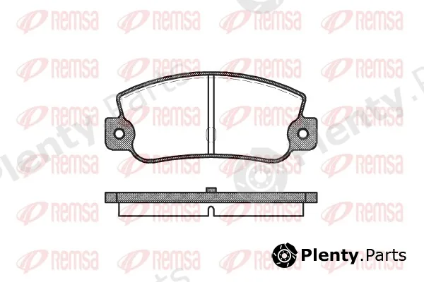Remsa 0025.30 — Brake Pad Set, disc brake