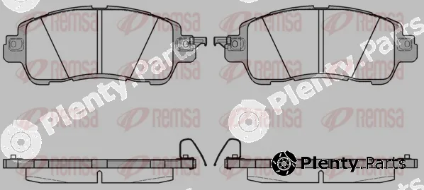 Remsa 1656.04 — Brake Pad Set, disc brake