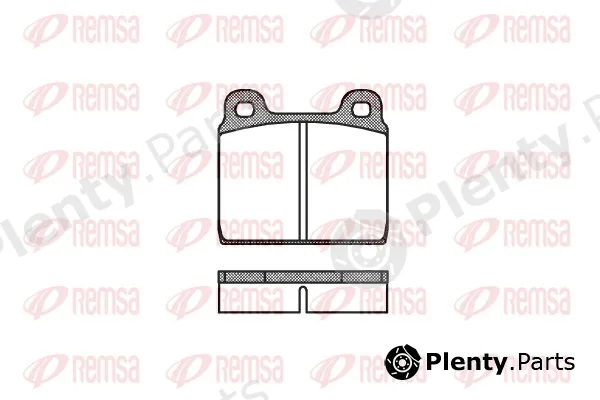 Remsa 0002.20 — Brake Pad Set, disc brake