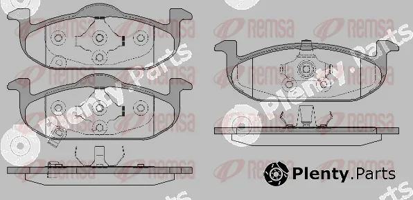 Remsa 1490.01 — Brake Pad Set, disc brake