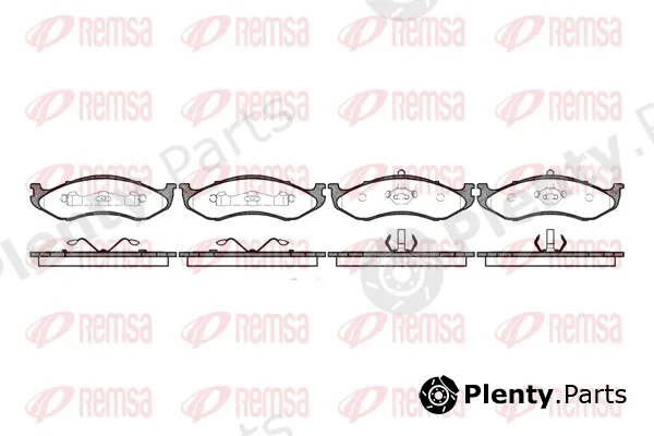 Remsa 0467.00 — Brake Pad Set, disc brake