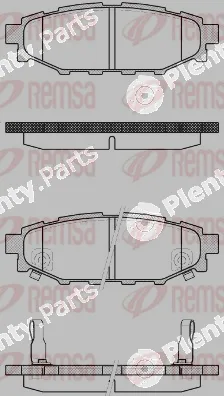 Remsa 1136.22 — Brake Pad Set, disc brake