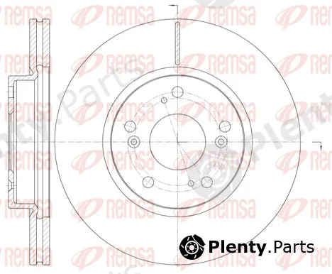 Remsa 6986.10 — Brake Disc