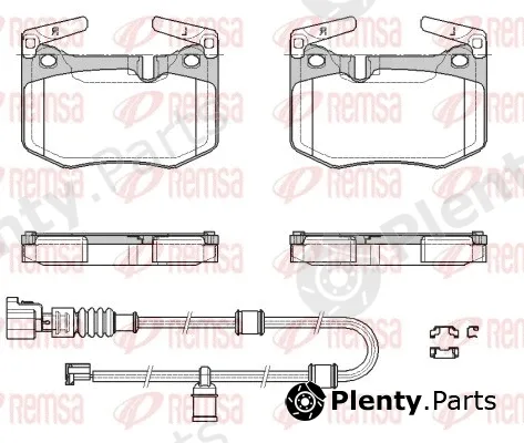 Remsa 1979.02 — Brake Pad Set, disc brake