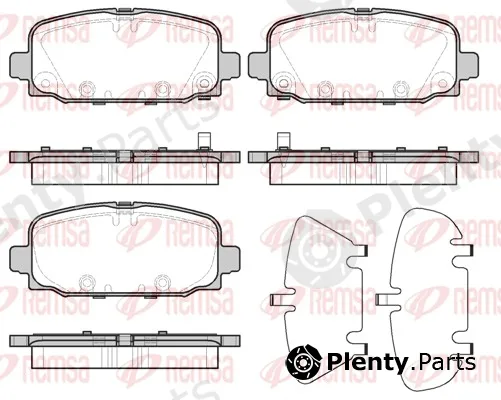 Remsa 1796.02 — Brake Pad Set, disc brake