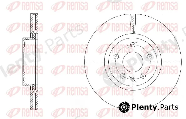 Remsa 6972.10 — Brake Disc